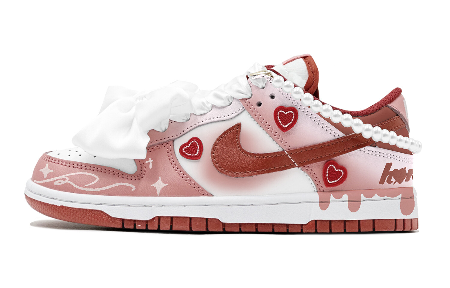 

Женские кроссовки для скейтбординга Nike Dunk, Dark Red