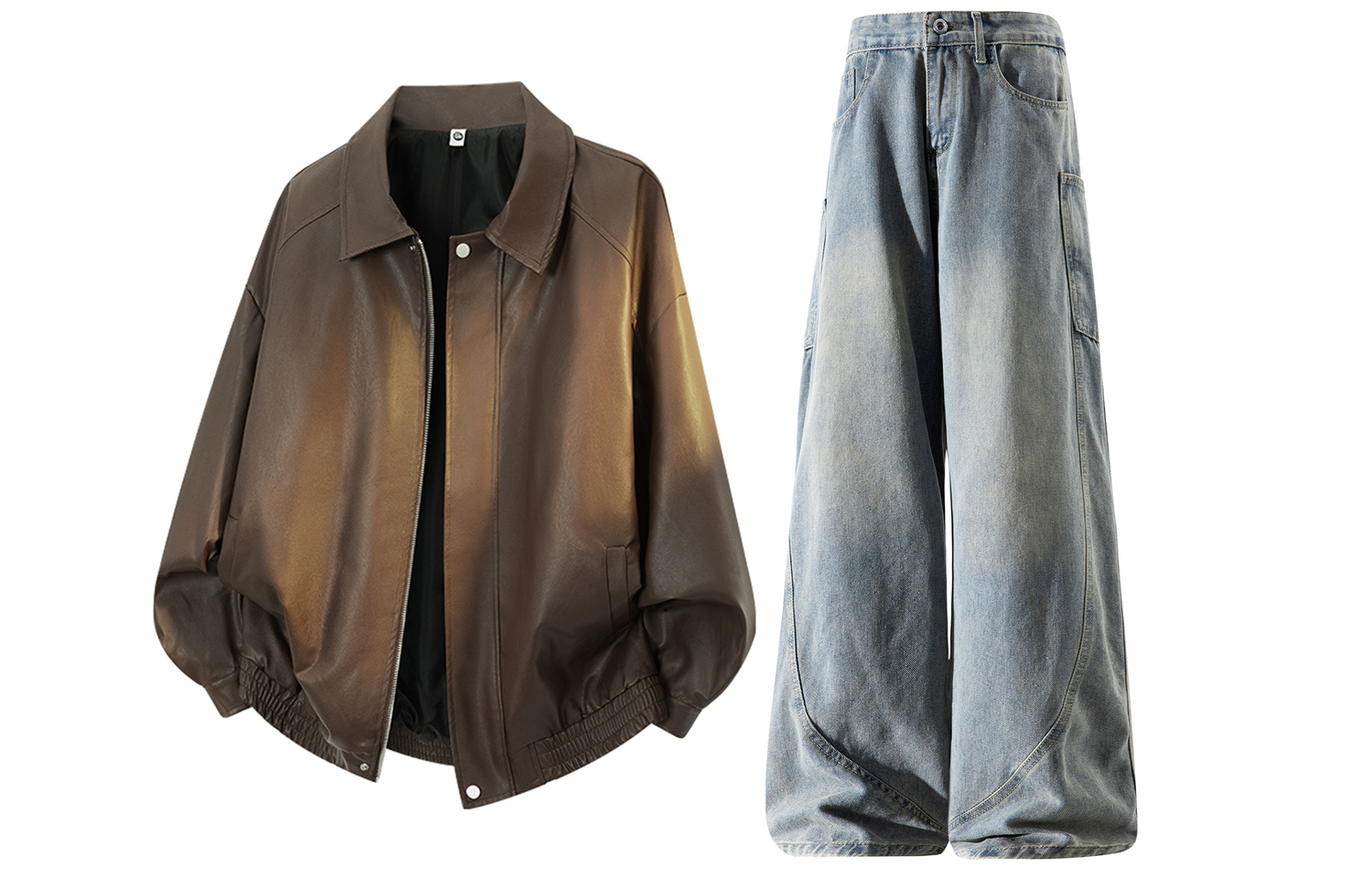 

Повседневная спортивная одежда Unisex Lapel Thin X1617, coffee jacket+желтый mud pants