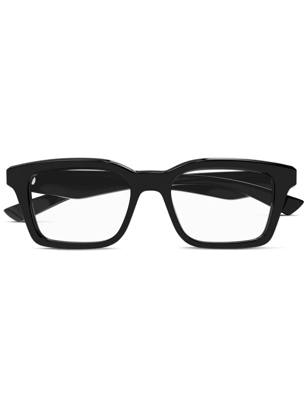 

Очки в квадратной оправе Alexander McQueen Eyewear, черный