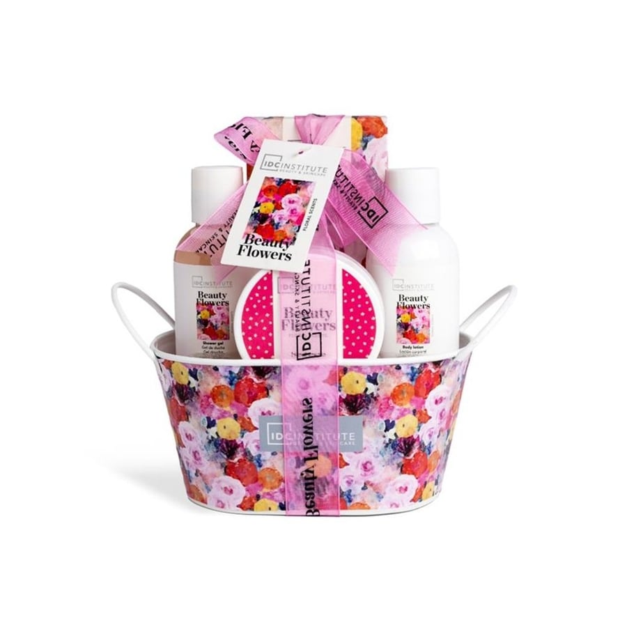 

IDC INSTITUTE BEAUTY FLOWERS 4 ШТ. КОРЗИНА В ЖЕСТЯНОЙ КОРЗИНЕ Artebrands