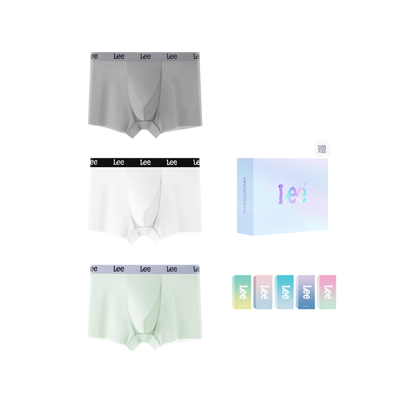 

Мужские трусы подарочный набор комбинация Lee, зеленый