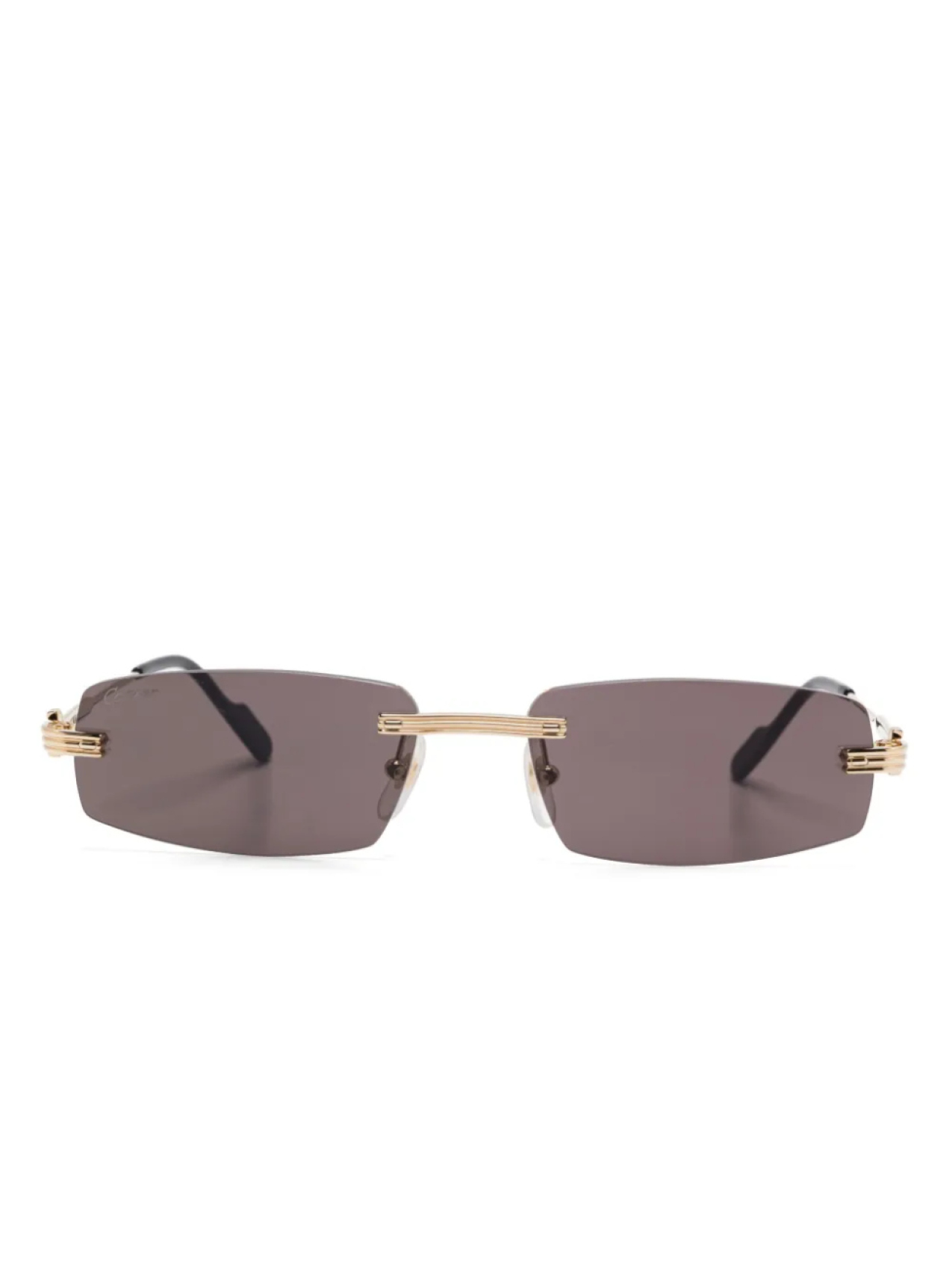 

Cartier Eyewear CT0535S солнцезащитные очки, золотой