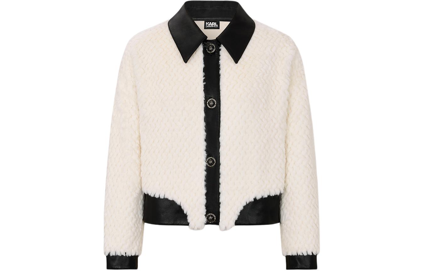 

KARL LAGERFELD / Karl Lagerfeld Jeans Куртка KARL LAGERFELD женская белая, White