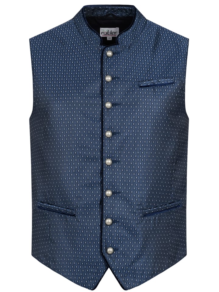 

Nübler Традиционный жилет Эвальда синего цвета