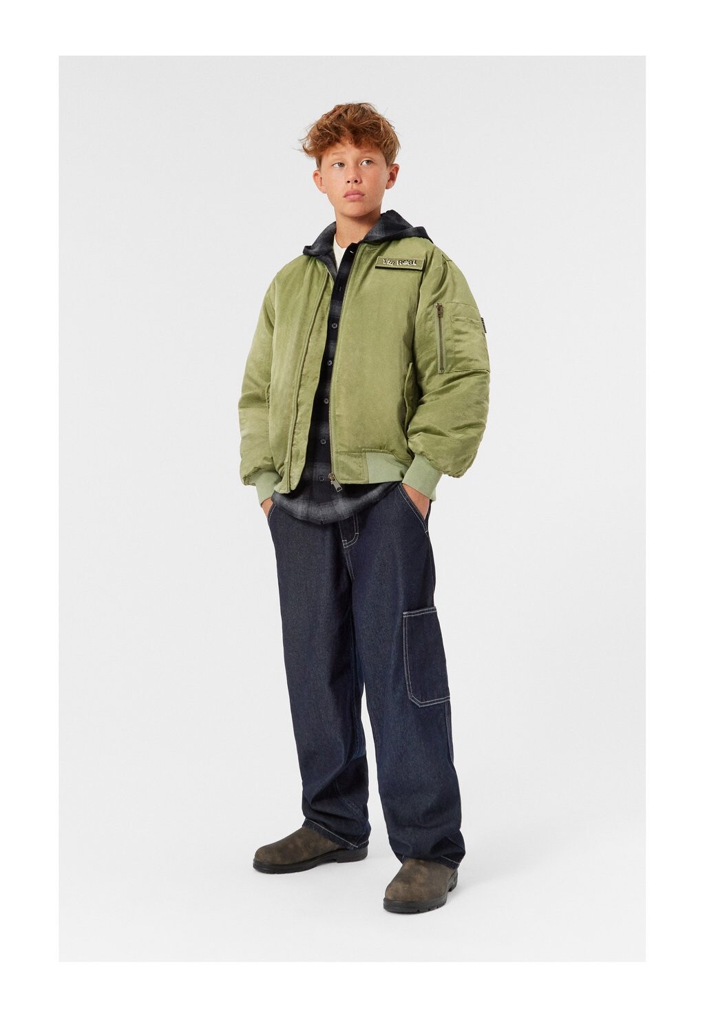 

Джинсы свободного кроя ARCHER PANTS UNISEX Molo, синий деним
