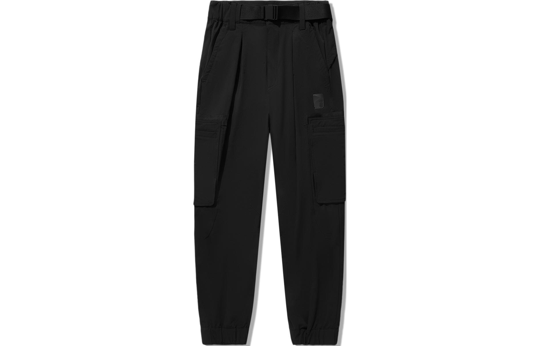 

LiNing Трикотажные спортивные штаны мужские черные