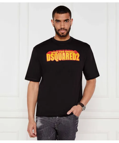 

Футболка Loose fit Dsquared2, черный