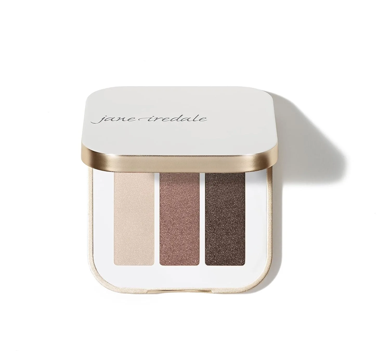 Тени для век Jane Iredale PurePressed Eye Shadow Triple, высокопигментированные минеральные тени для век, стойкая формула, предотвращающая скатывание, безопасны для чувствительной кожи вокруг глаз., Pink Quartz