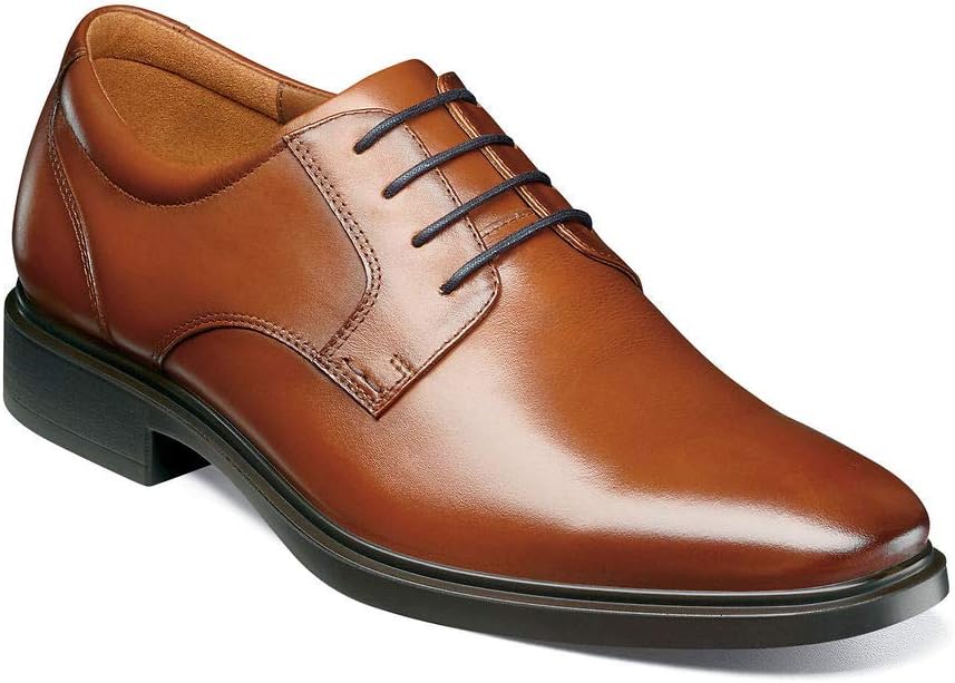 Мужские оксфорды Florsheim Forecast с простым носком, Cognac — фото 2