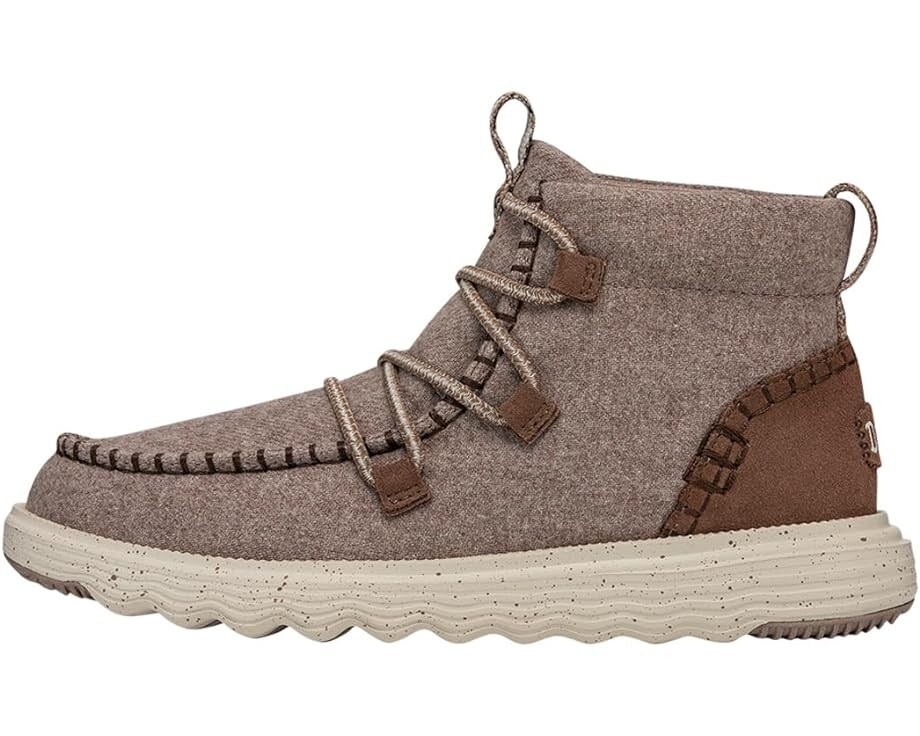 Ботинки Hey Dude Reyes Wool, цвет Mauve — фото 3
