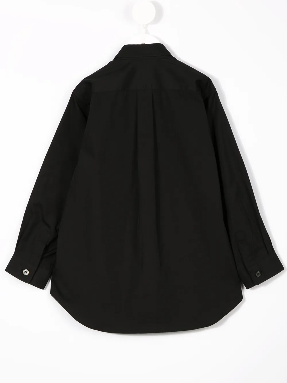 Рубашка с вышитым логотипом Comme Des Garçons Play Kids, черный — фото 2