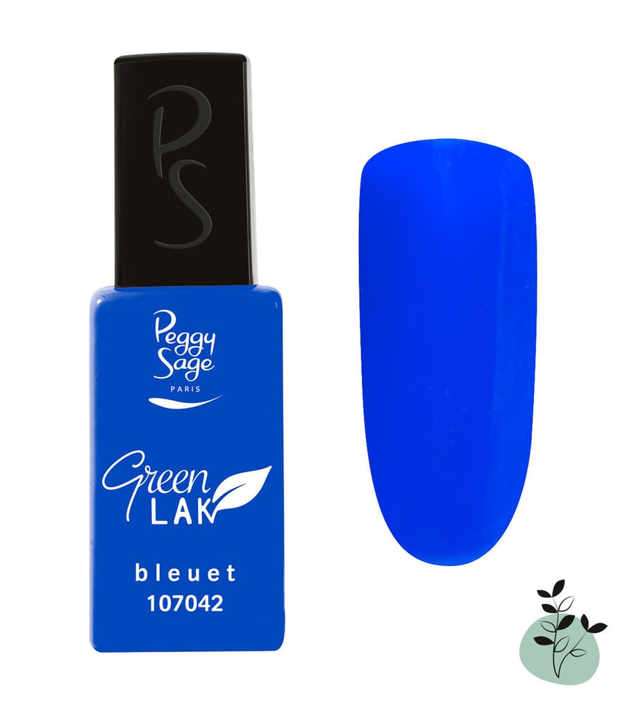 

Зеленый лак для ногтей LAK Bleuet Classic UV/LED 10 мл Peggy Sage