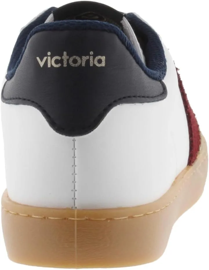 Кроссовки Victoria Low-Top Unisex Berlin Ciclista Leather Effect & Split Leather Toe & Caramel Sole 1126217 для взрослых, морской — фото 4