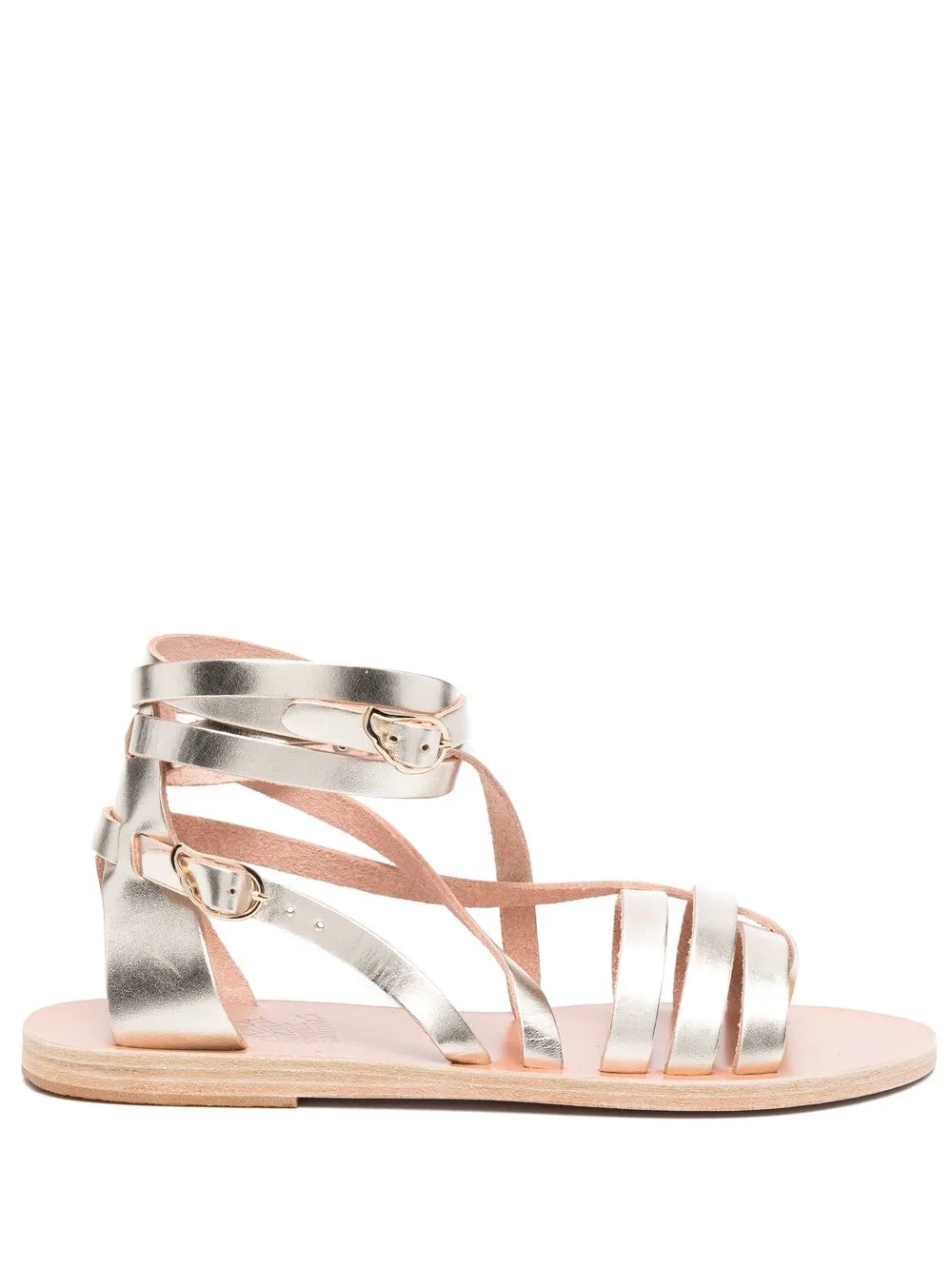 Высокие сандалии с ремешками Ancient Greek Sandals, золотой