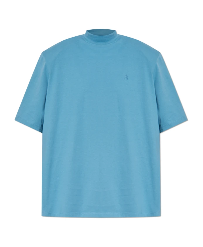 

Футболка с подплечниками The Attico, синий