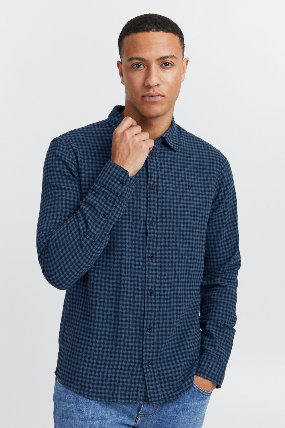 

Рубашка BLEND Langarm Shirt 20714317, синий