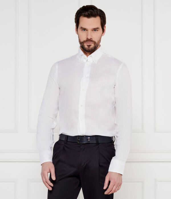 

Льняная рубашка Regular fit Van Laack, белый