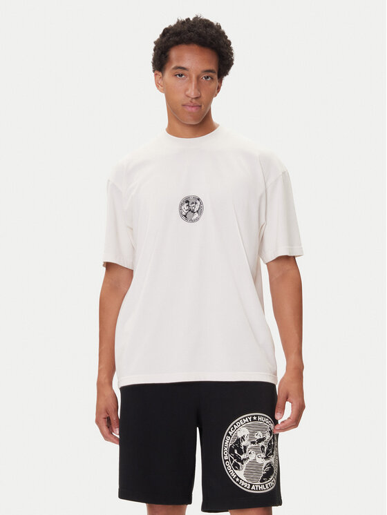 

Футболка regular fit Dwresto 50542366 Hugo, белый