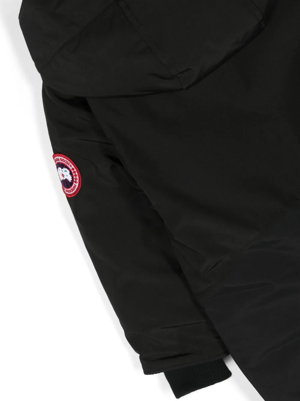 Спортивный костюм с капюшоном и нашивкой-логотипом Canada Goose Kids, черный — фото 3