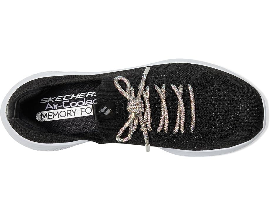 Кроссовки SKECHERS KIDS Ultra Flex 3.0 - Blinged Out 303839L, черный — фото 2