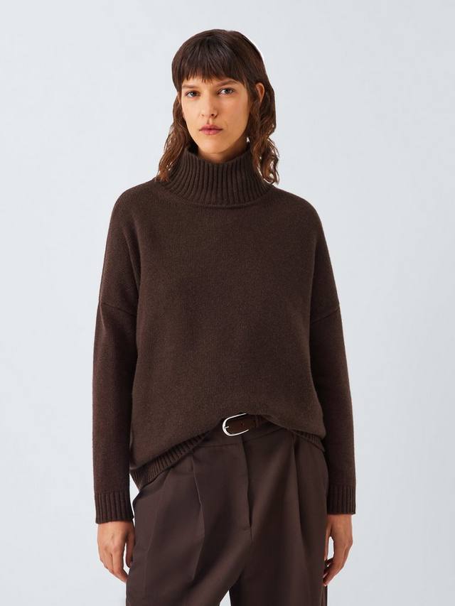 

Борджиа свитер с воронкообразным воротником из чистой шерсти Weekend MaxMara, Chocolate