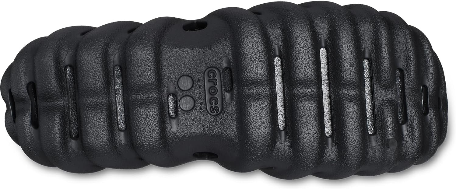 Унисекс сандалии Crocs Echo Slide для взрослых, черный — фото 4
