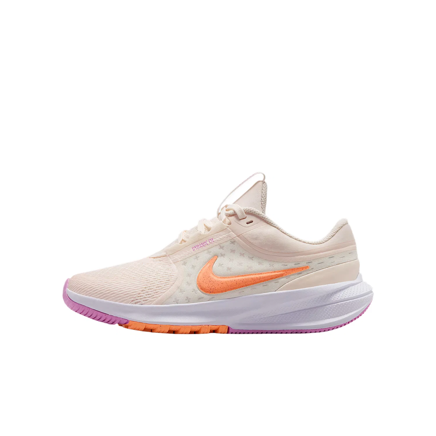 Кроссовки детские Star Runner 5 Rebound Breathable Low top Running Shoes Nike, Pink White/Sail White/Light Pink/Pulse Orange
