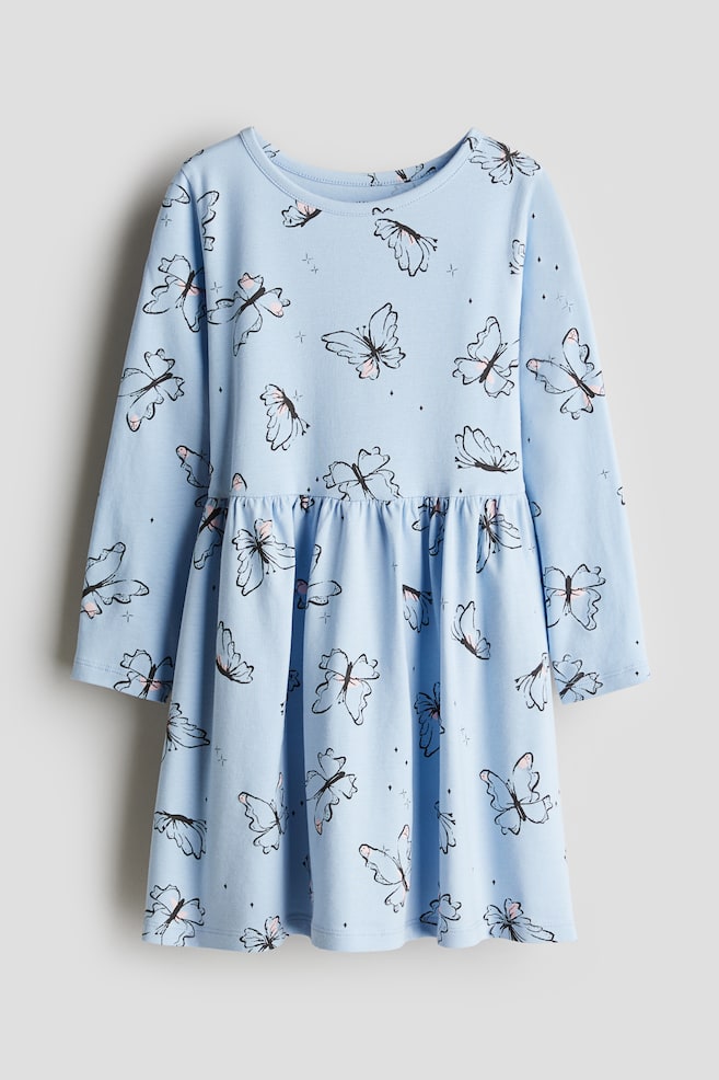 

Платье из хлопка с принтом H&M, мультиколор