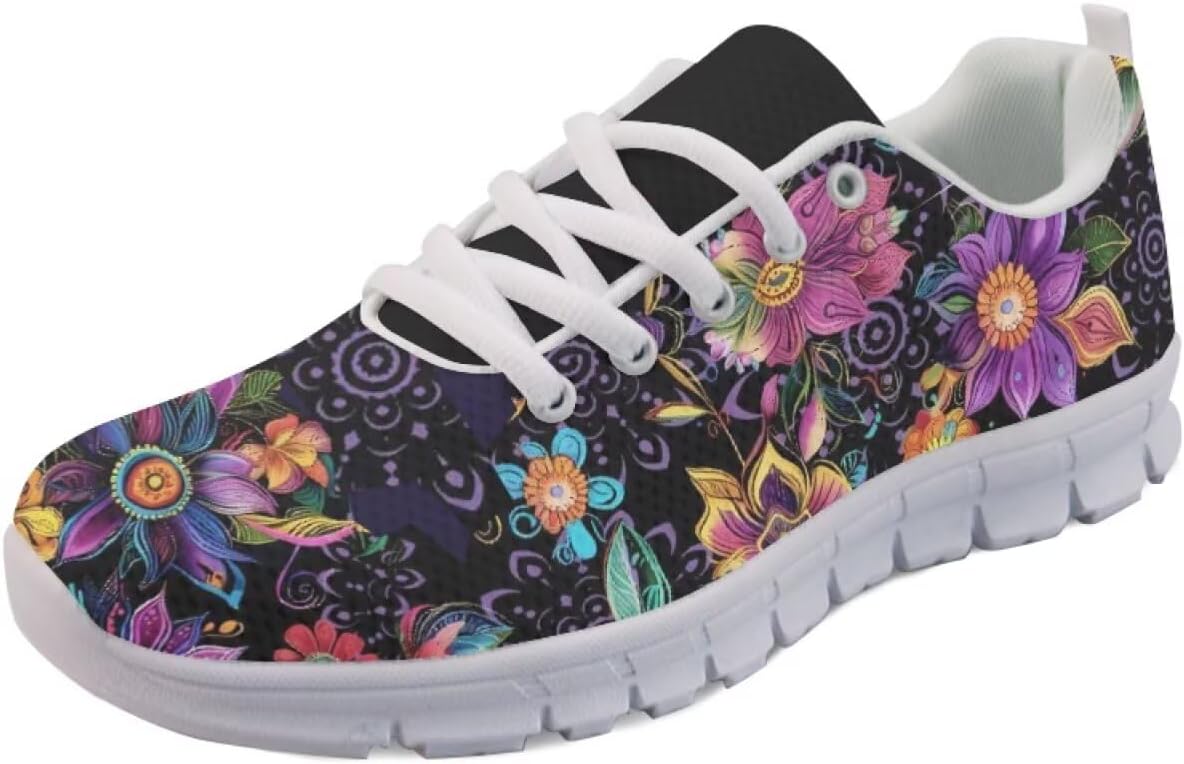 

Кроссовки Forchrinse Mexico Splash Ink унисекс, национальные прогулочные теннисные кроссовки для женщин и мужчин, легкие кроссовки для фестиваля, Mexico Embroidered Flower Design