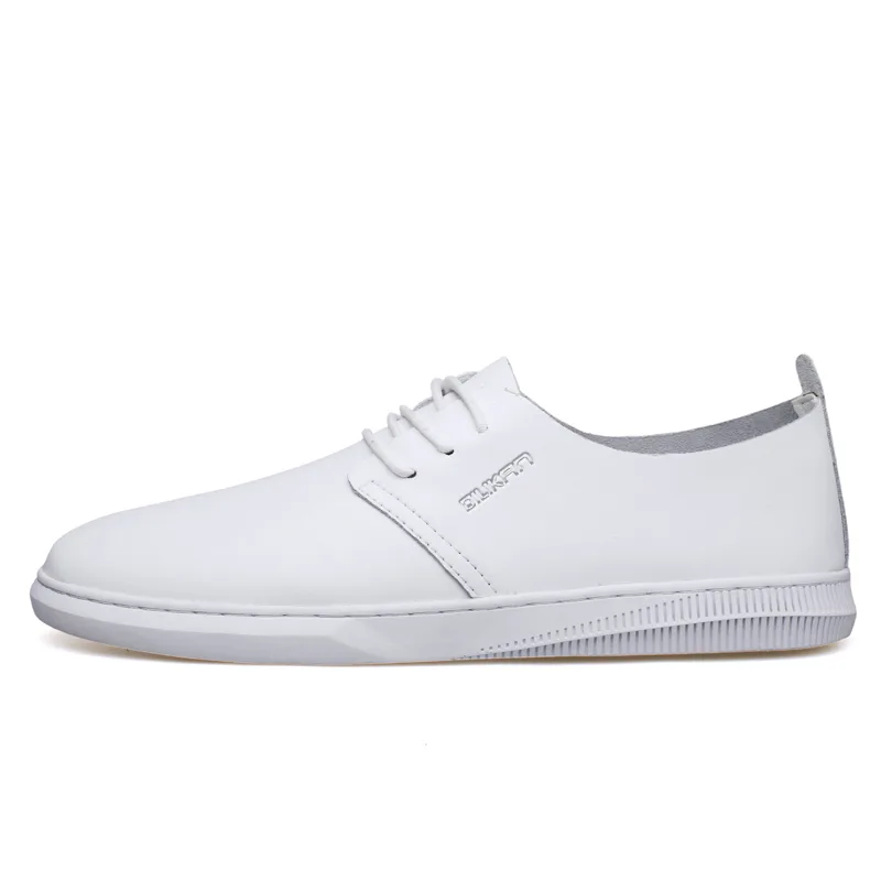 DILIKAN Мужские повседневные туфли low top черно-белые — фото 3