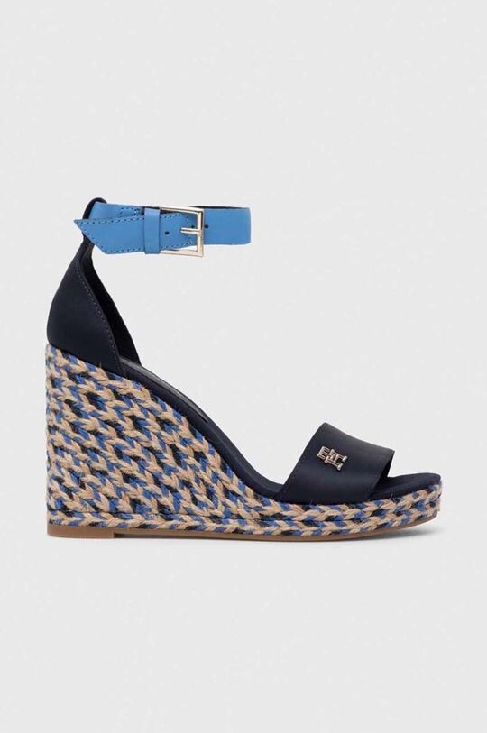 

Босоножки COLORFUL HIGH WEDGE SATIN SANDAL Tommy Hilfiger, темно-синий