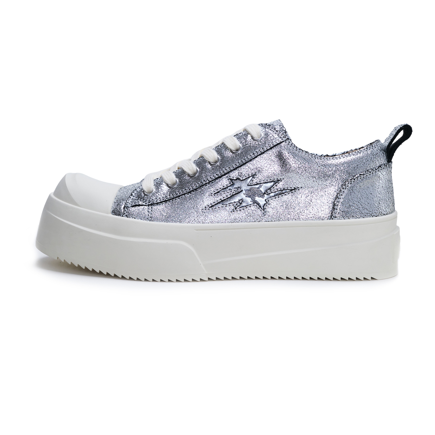 

Низкие кеды для скейтбординга унисекс NGZK, серебряный