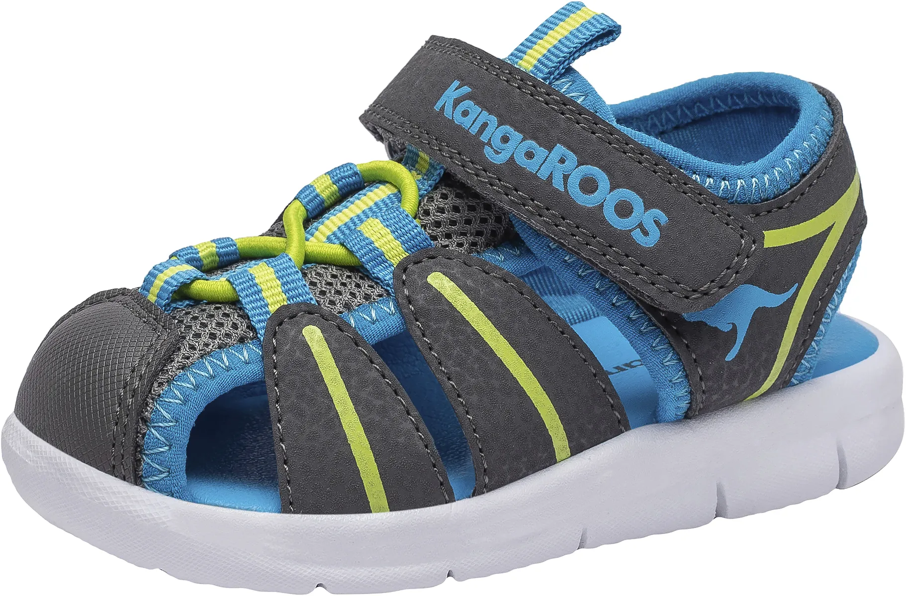 

Сандалии KangaROOS "K-Grobi", на застежке-липучке, серый