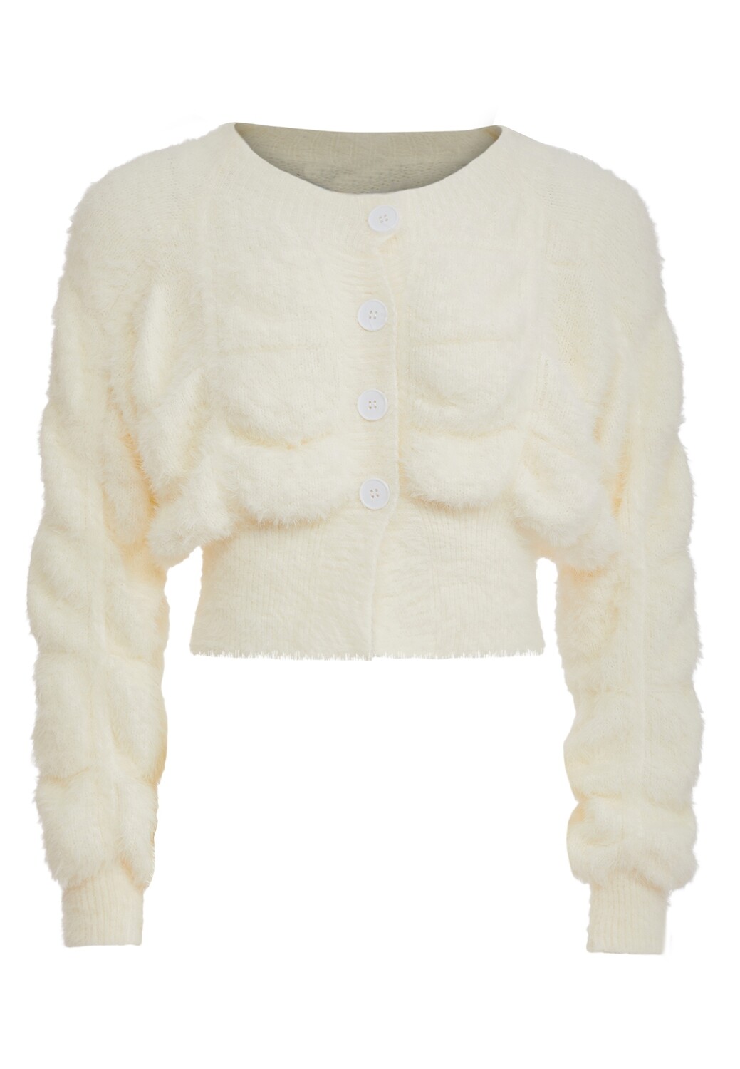 

Толстовка Poomi Strickjacke, белый
