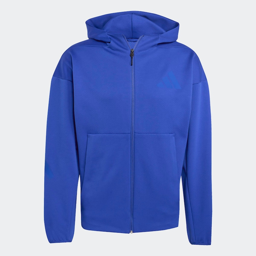 Спортивная толстовка с капюшоном на молнии ADIDAS SPORTSWEAR Z.N.E., синий — фото 2