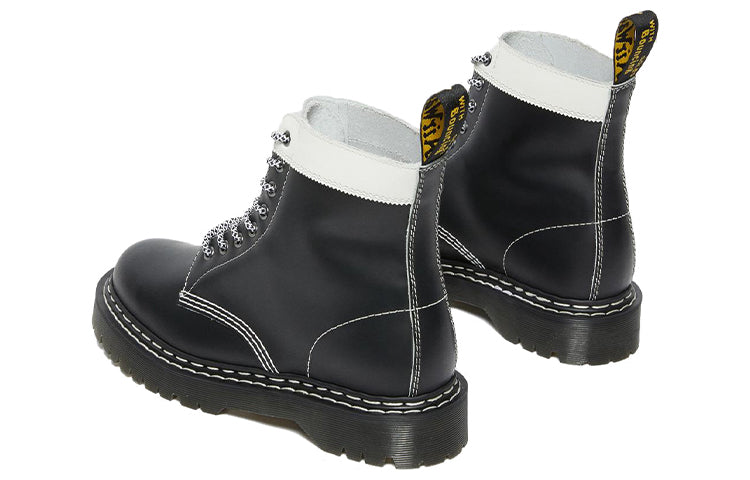 Мужские ботинки Dr. Martens 1460 Pascal Bex кожаные с контрастной строчкой, черный — фото 4