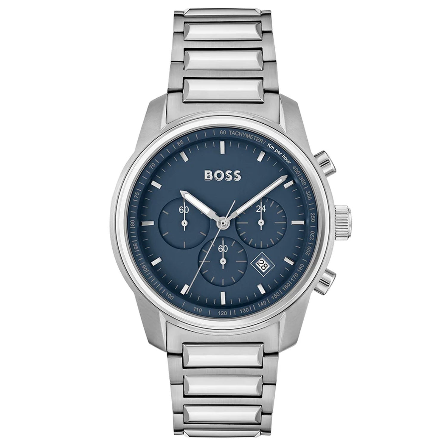 

Мужские часы Hugo Boss Trace с синим циферблатом