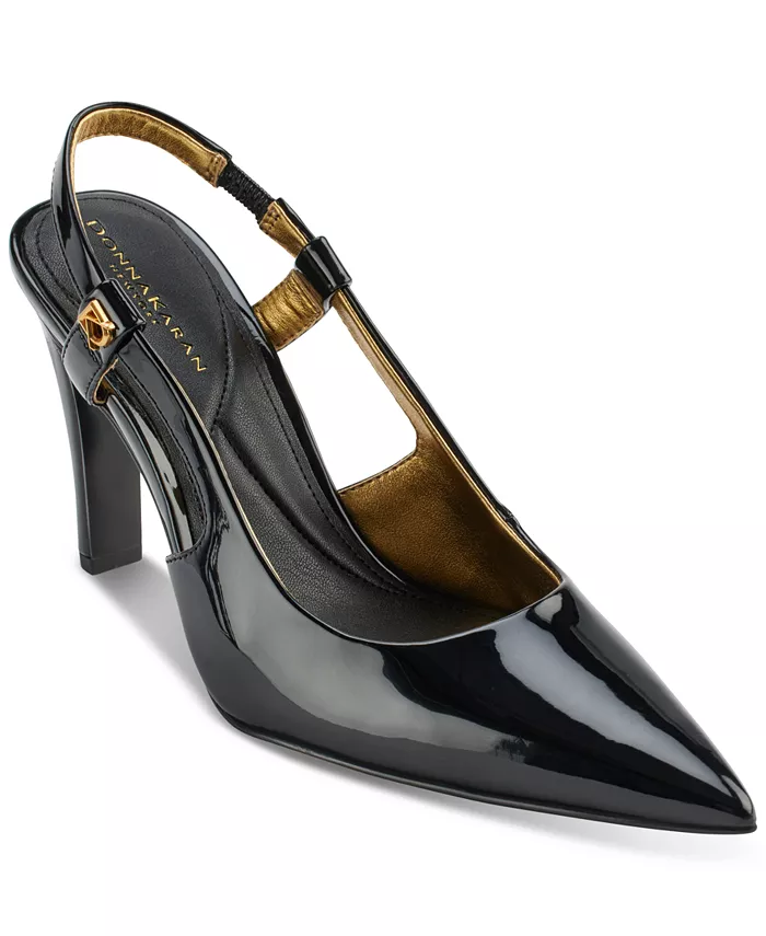 Женские туфли Donna на платформе с открытой пяткой Donna Karan New York, черный
