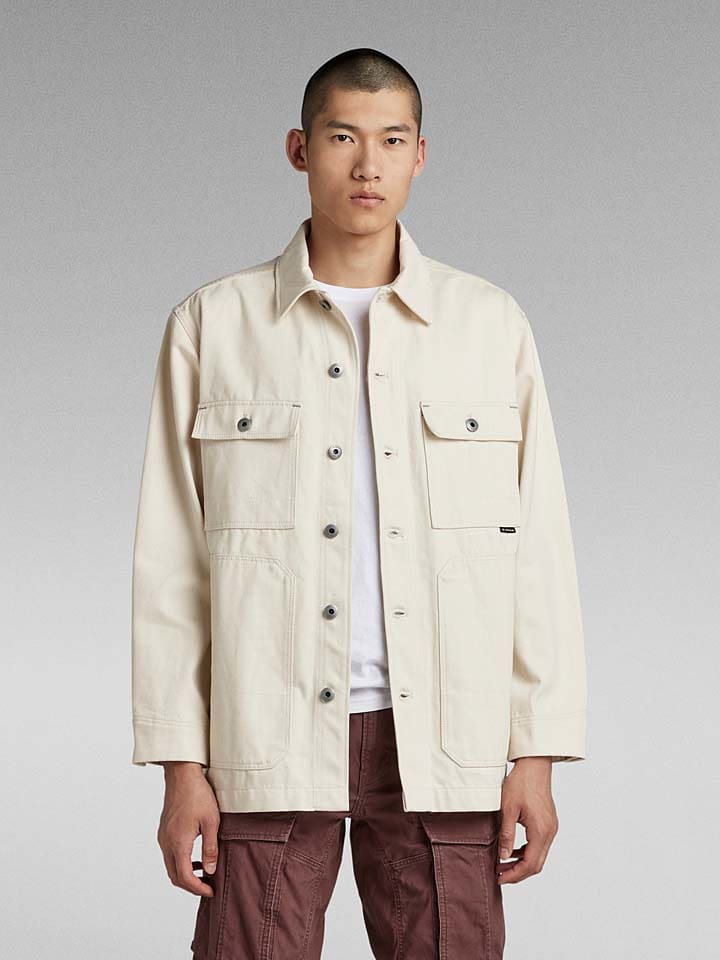 

Джинсовая куртка G-Star, кремовый