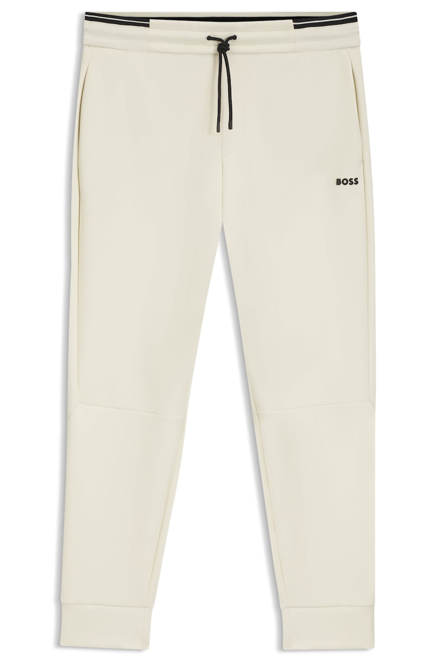 

Зауженные брюки BOSS, кремовый
