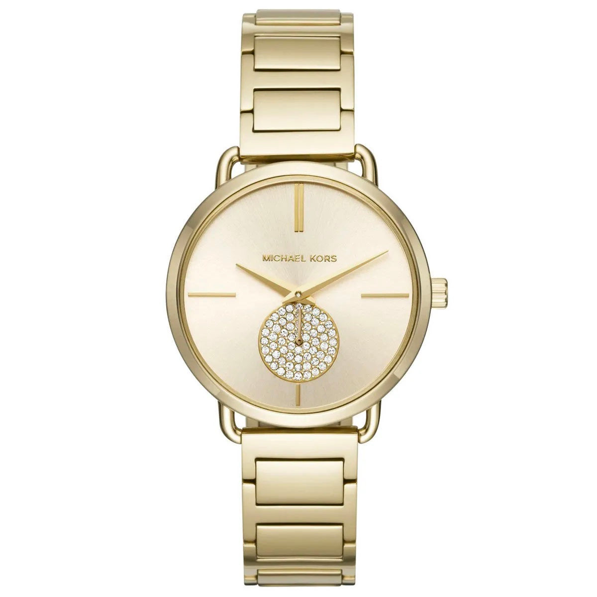 

Michael Kors Portia MK3639 женские кварцевые часы золотистого оттенка 37 мм, золотой