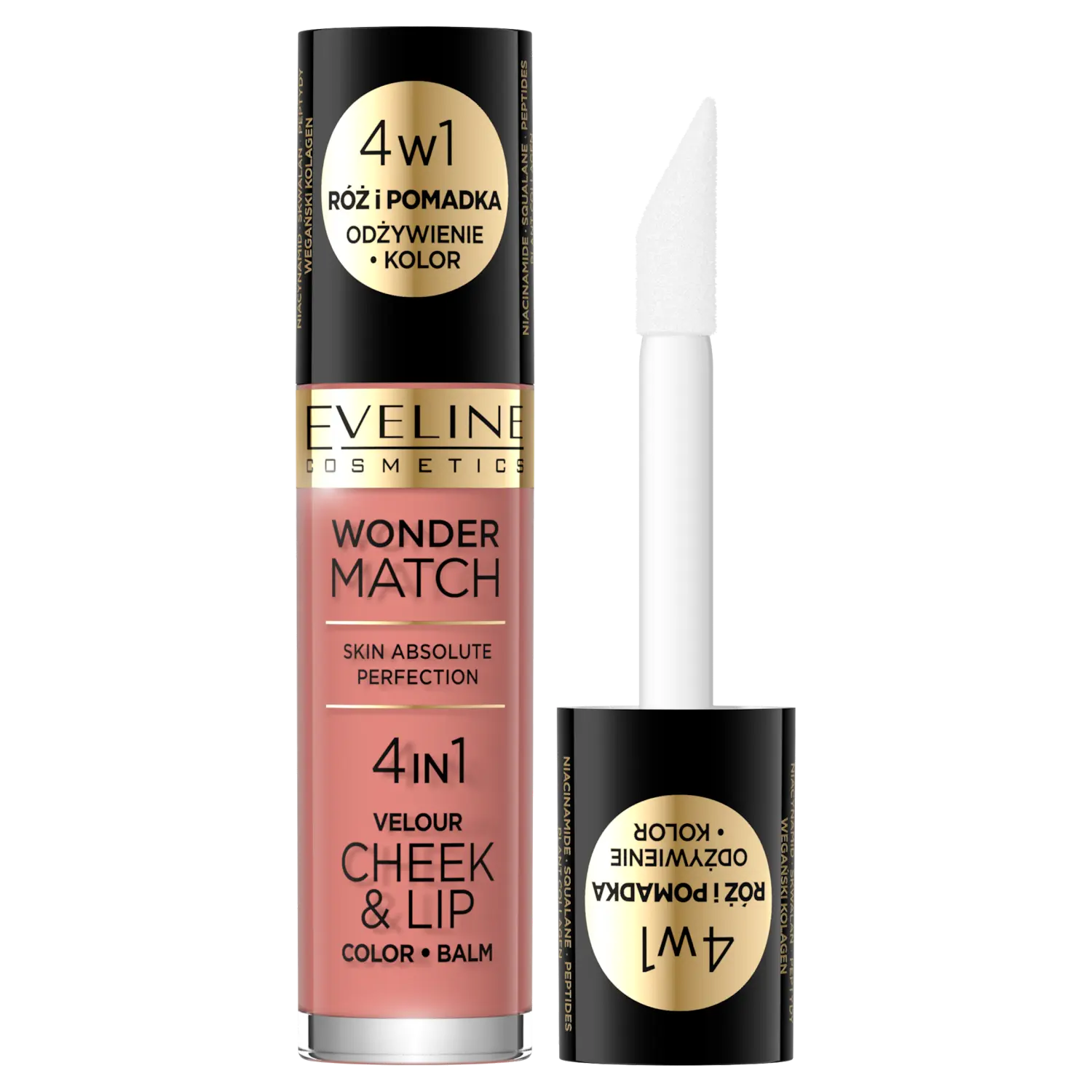 

Румяна и жидкая помада Eveline Cosmetics Wonder Match, 4,5 мл