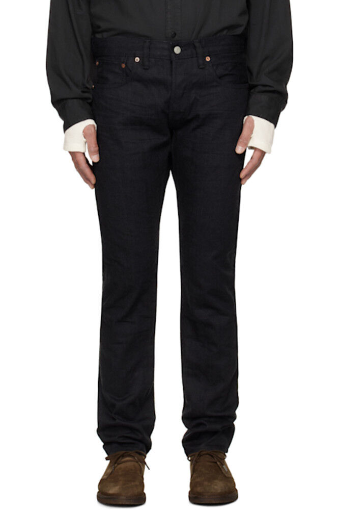 

Черные облегающие джинсы Selvedge RRL