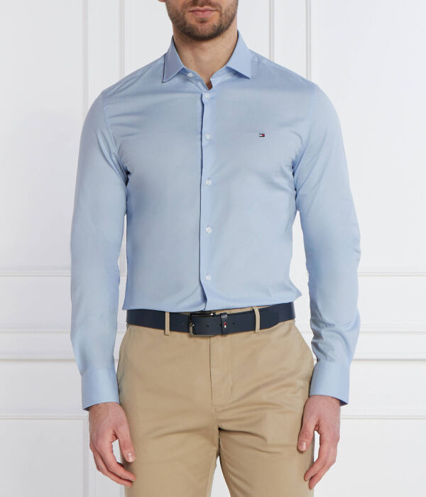 

Рубашка мужская Tommy Hilfiger хлопковая, голубой