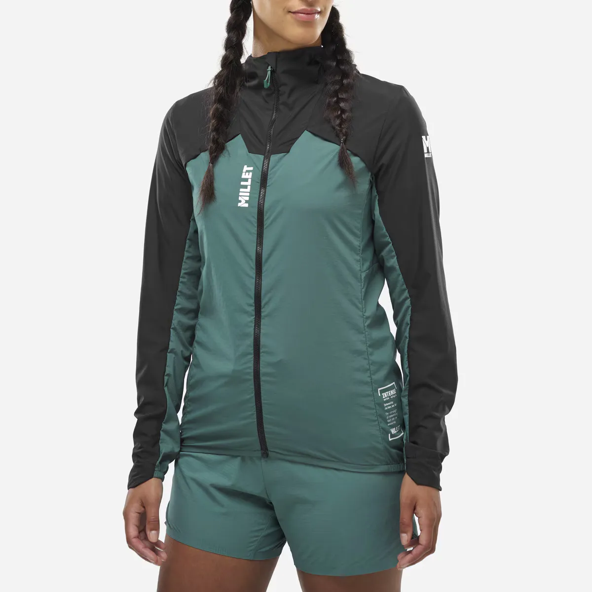 

Женская куртка INTENSE WINDBREAKER JKT W Millet, зеленый