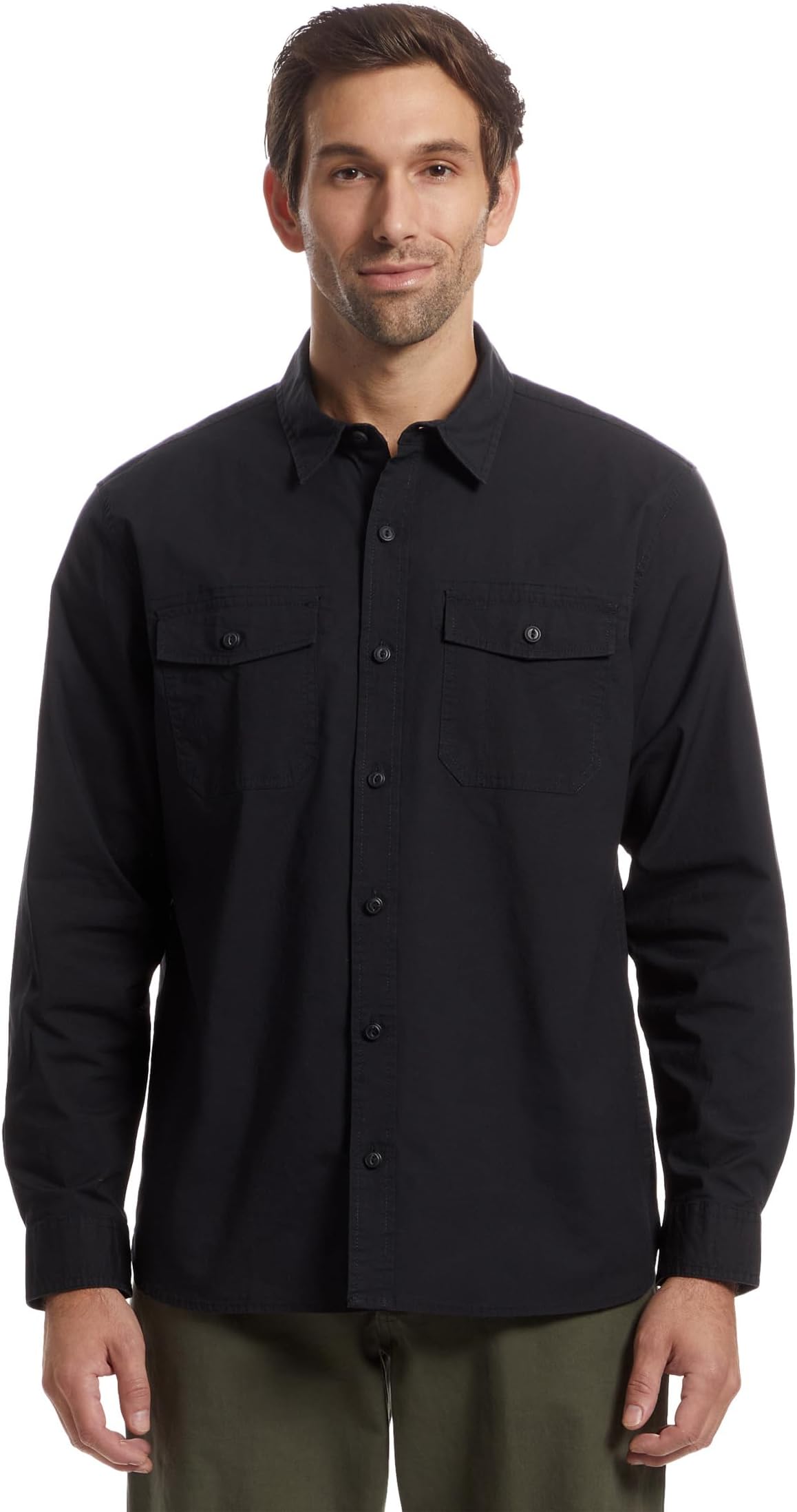 

Лонгслив L.L.Bean Riverton Ripstop Shirt Long Sleeve Traditional Fit, цвет Faded Black