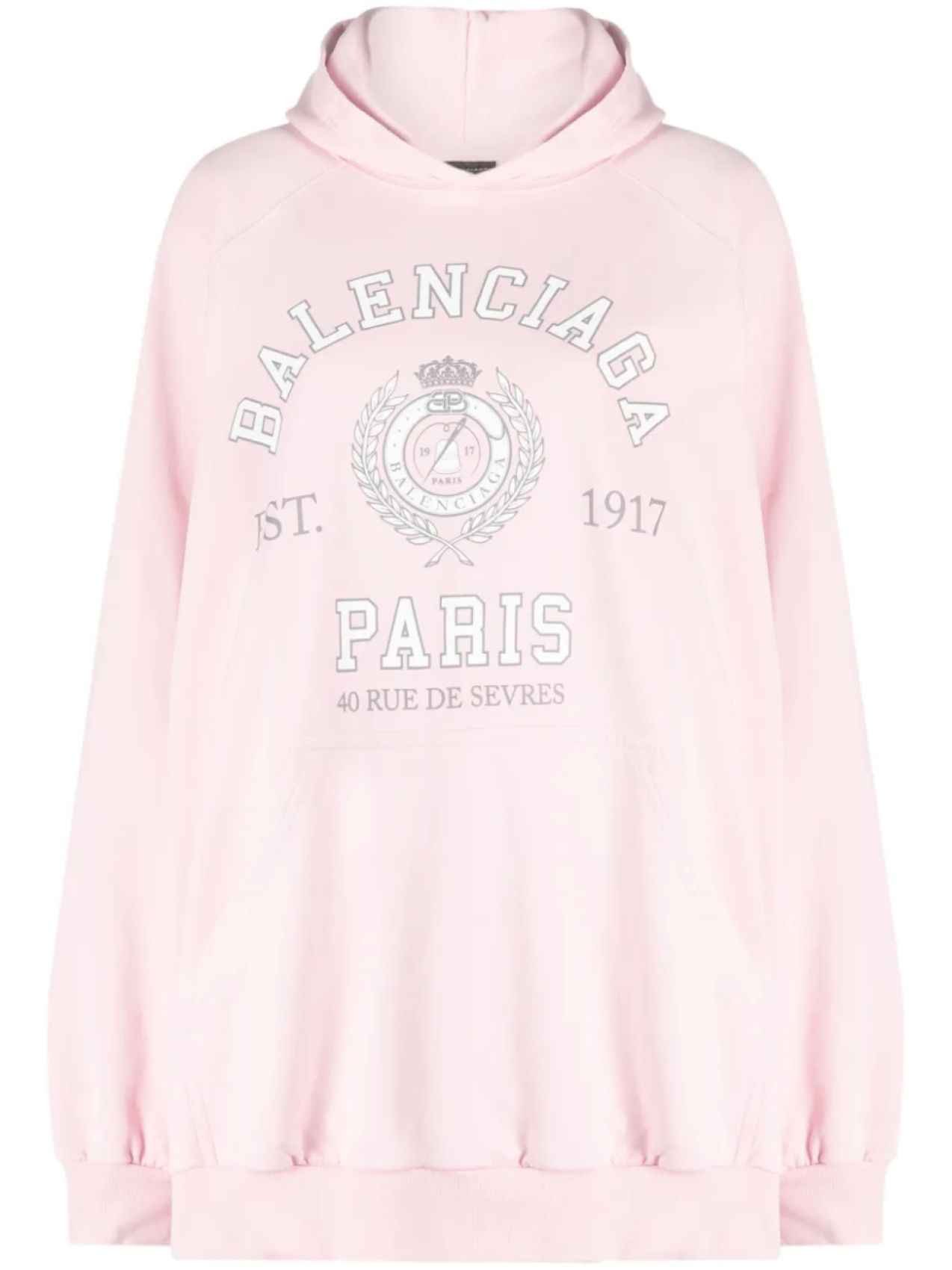 

Balenciaga худи с логотипом, розовый
