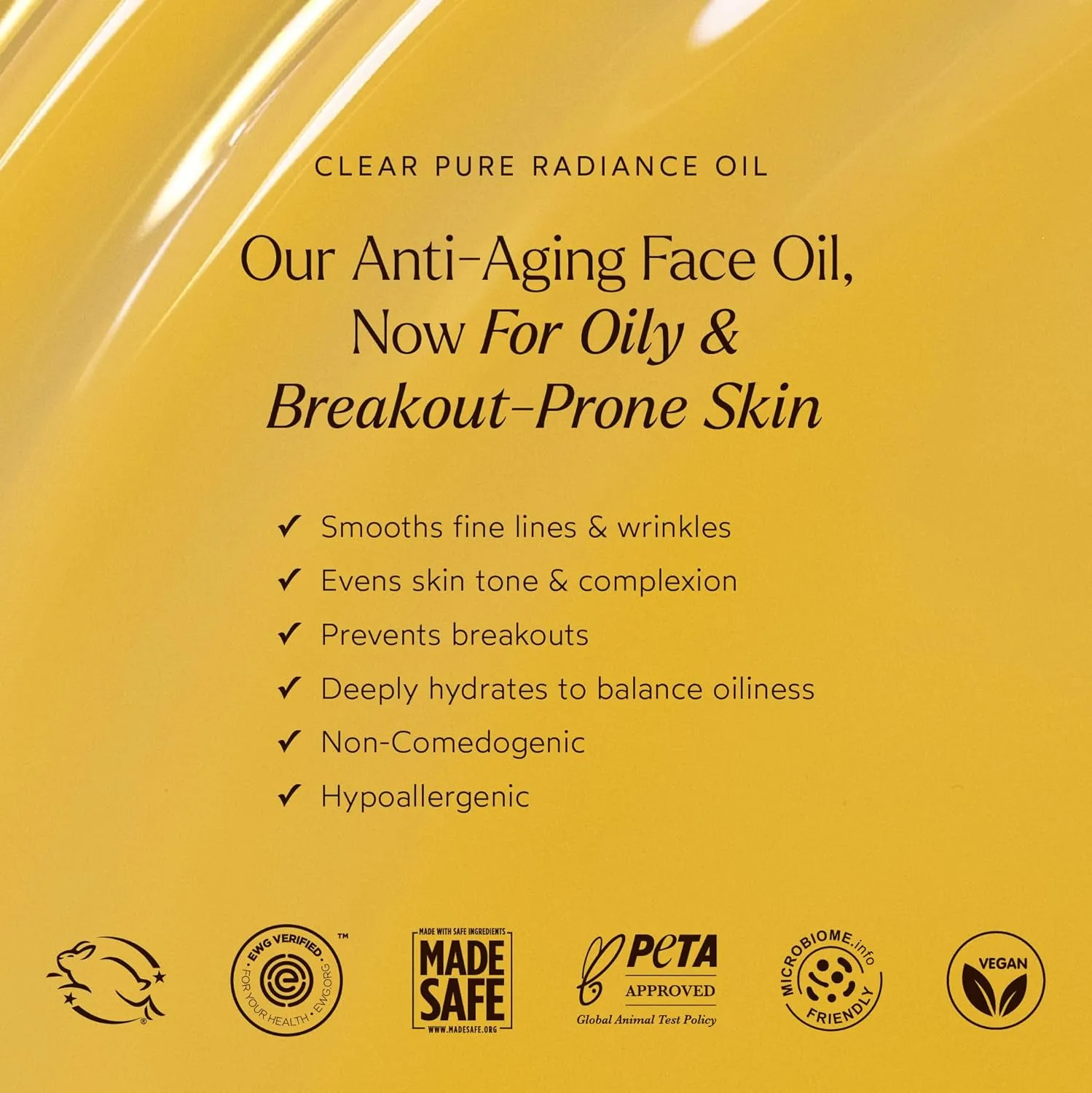 True Botanicals Clear Pure Radiance Oil для жирной кожи, антивозрастное масло для лица, склонного к акне, против морщин, 30 мл — фото 2