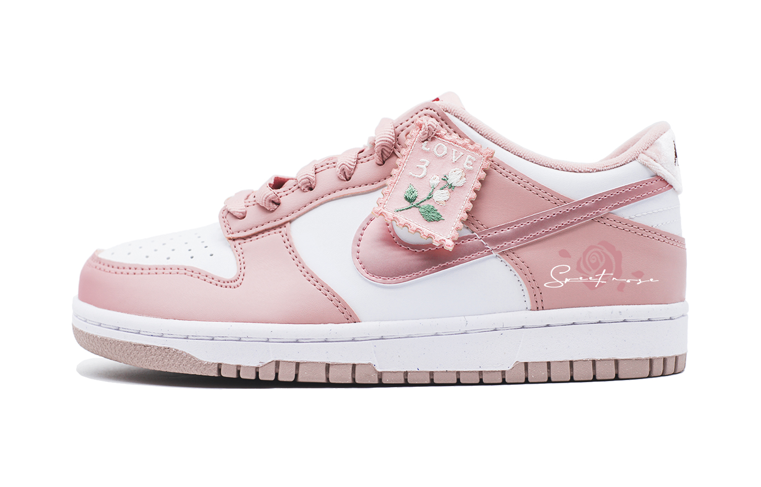 

Nike Dunk low top детские скейтбординг кроссовки cherry blossom pink для подростков