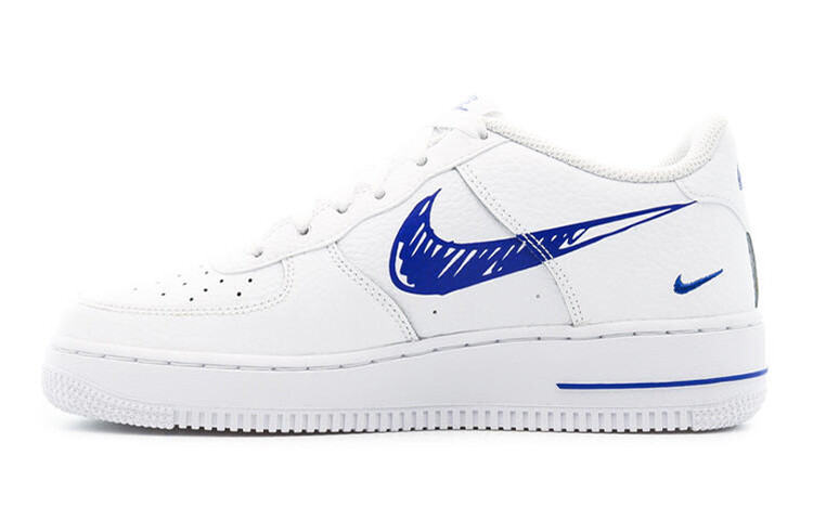 

Кроссовки Nike Air Force 1 Low Sketch White Royal GS